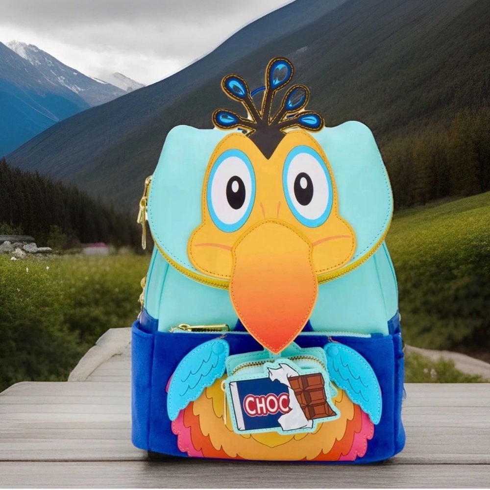 NEW 2026 Loungefly Disney Pixar UP Bird KEVIN Figural Mini Backpack BoxLunch X